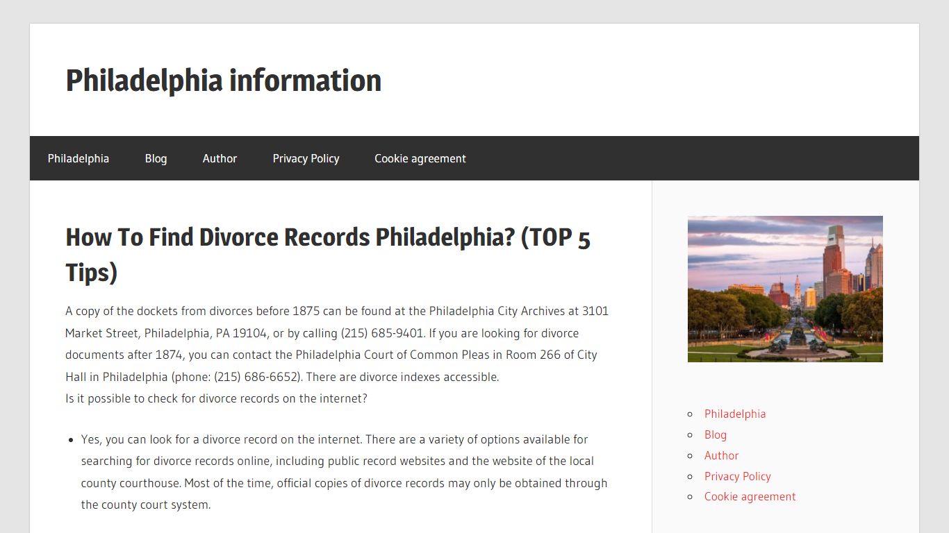 How To Find Divorce Records Philadelphia? (TOP 5 Tips)